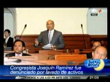 Congresista acusado de lavado de activos