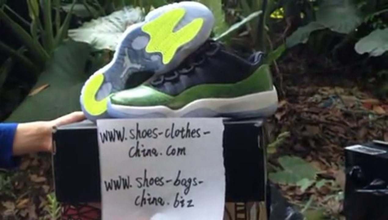 Super Perfect Air Jordan 11 Low Green Snakeskin Review www.kicksgrid1.ru