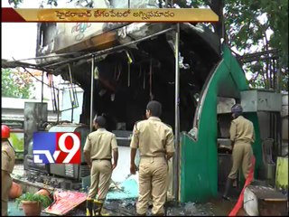 Huge fire accident in Begumpet