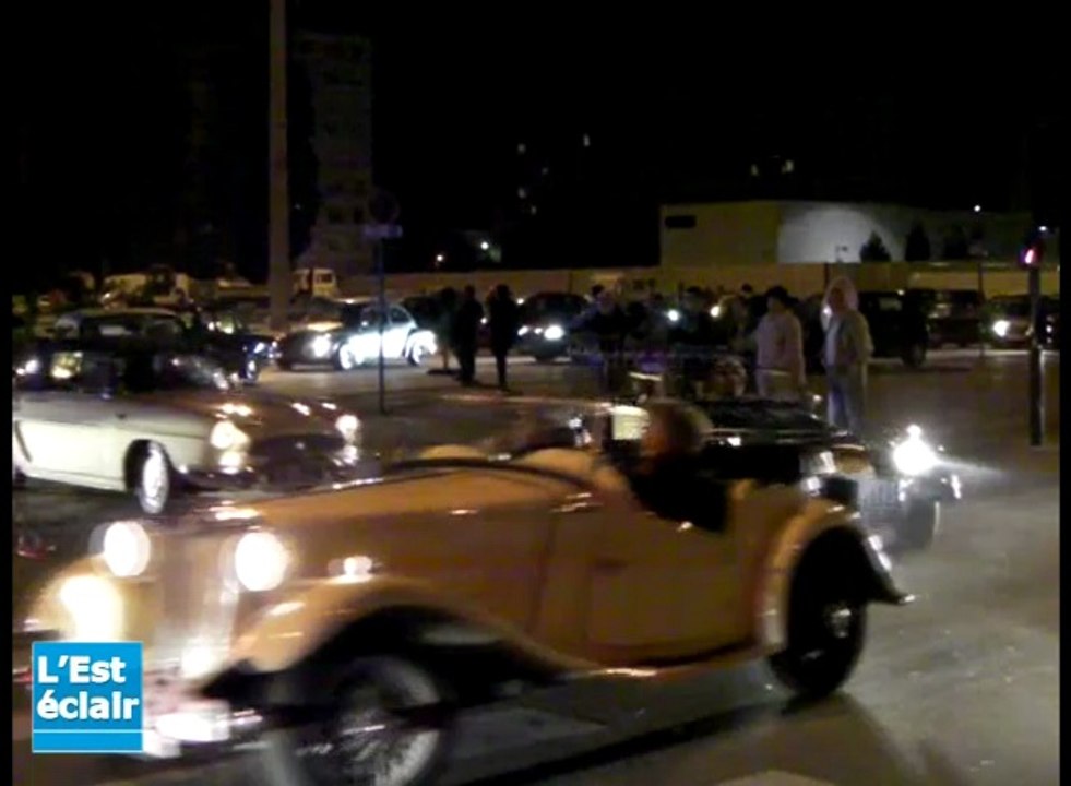 Virée nocturne dans le centre-ville de Troyes pour les 48 heures auto