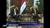 Hollande à Bagdad pour une visite de soutien au gouvernement