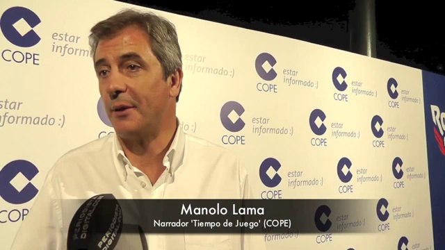 Presentación de la nueva temporada de COPE 2014-15. Larrañaga, Lama y Castaño.