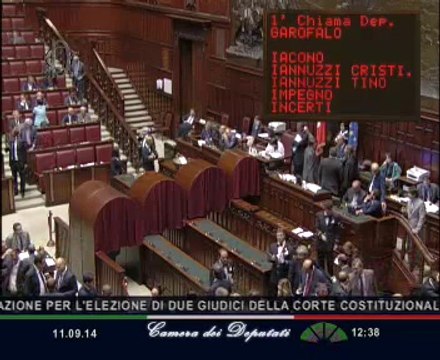 Roma - Eletto un componente il Csm (11.09.14)