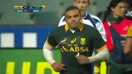 Le carton jaune de Bryan Habana pour un plaquage haut