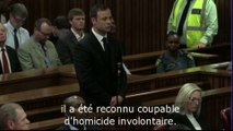 Oscar Pistorius coupable d'homicide involontaire