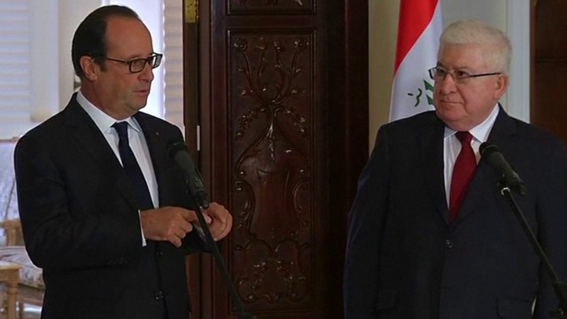 Hollande affirme le soutien de la France à l'Irak