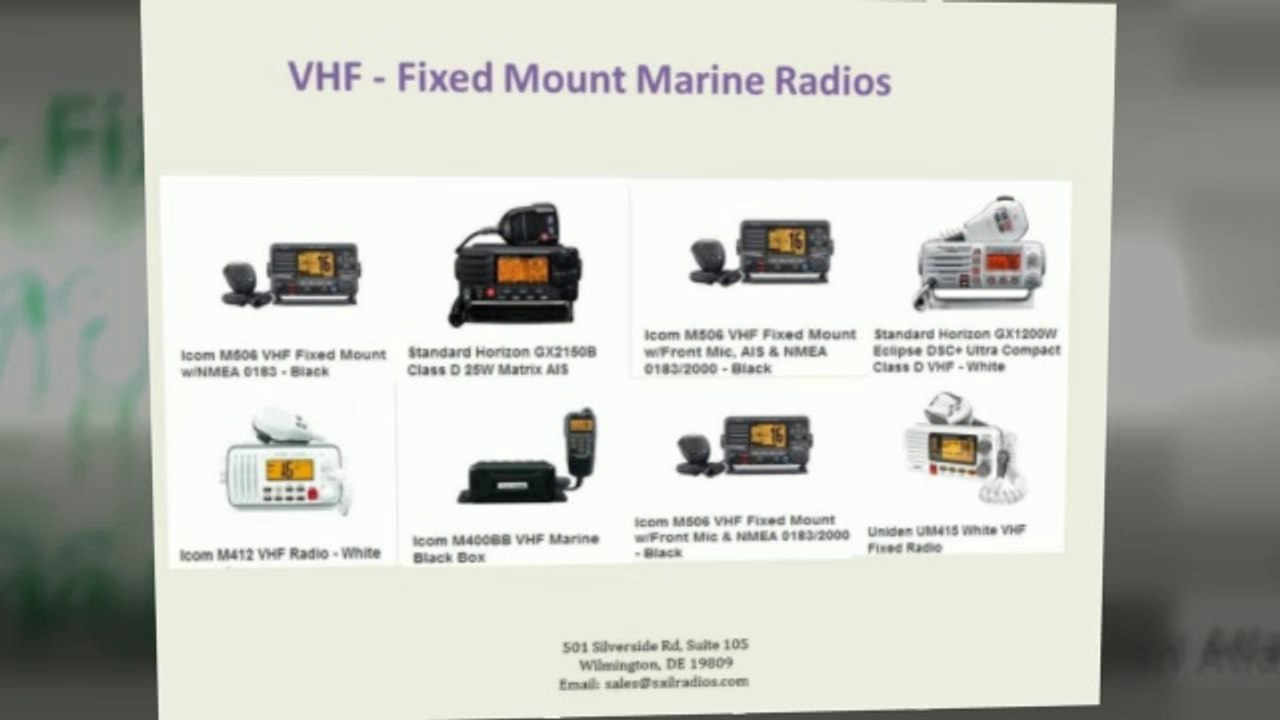 Get Most Effective VHF Marine Radios-Sailradios com