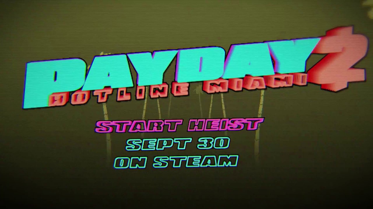 Payday 2 - Hotline Miami DLC Teaser Trailer