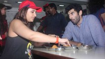 Aditya Roy Kapur and Parineeti Chopra Flag Off Daawat-E-Ishq FoodYatra !