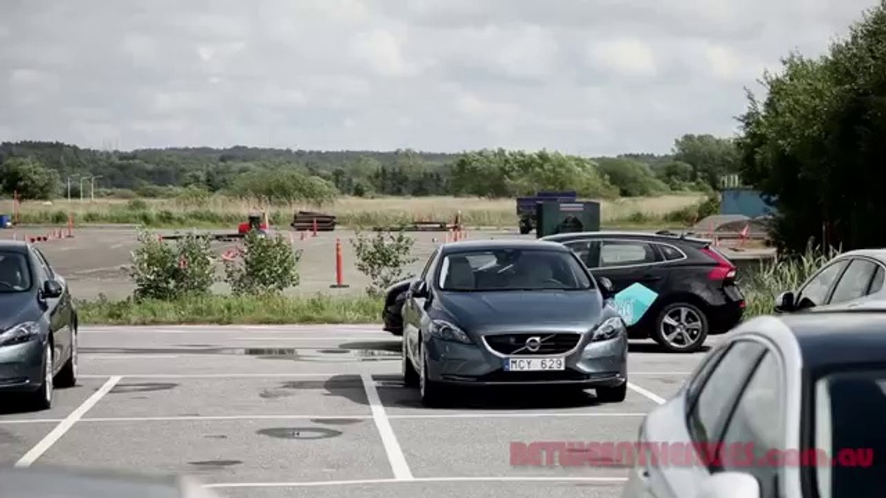 Swedish Volvo Company Car Parking  By Itself