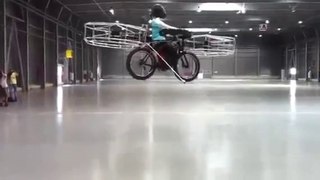 Flying bicycle - just a magic machine