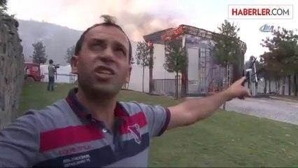 Göstericiler Kent Orman'da Güvenlik Kulübesini Yaktı