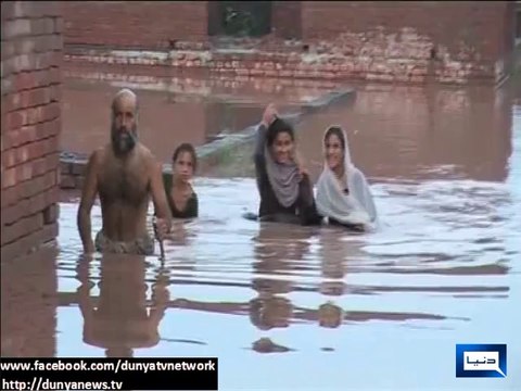 Dunya News - Water enters areas around Multan as Chenab continues its destructive run