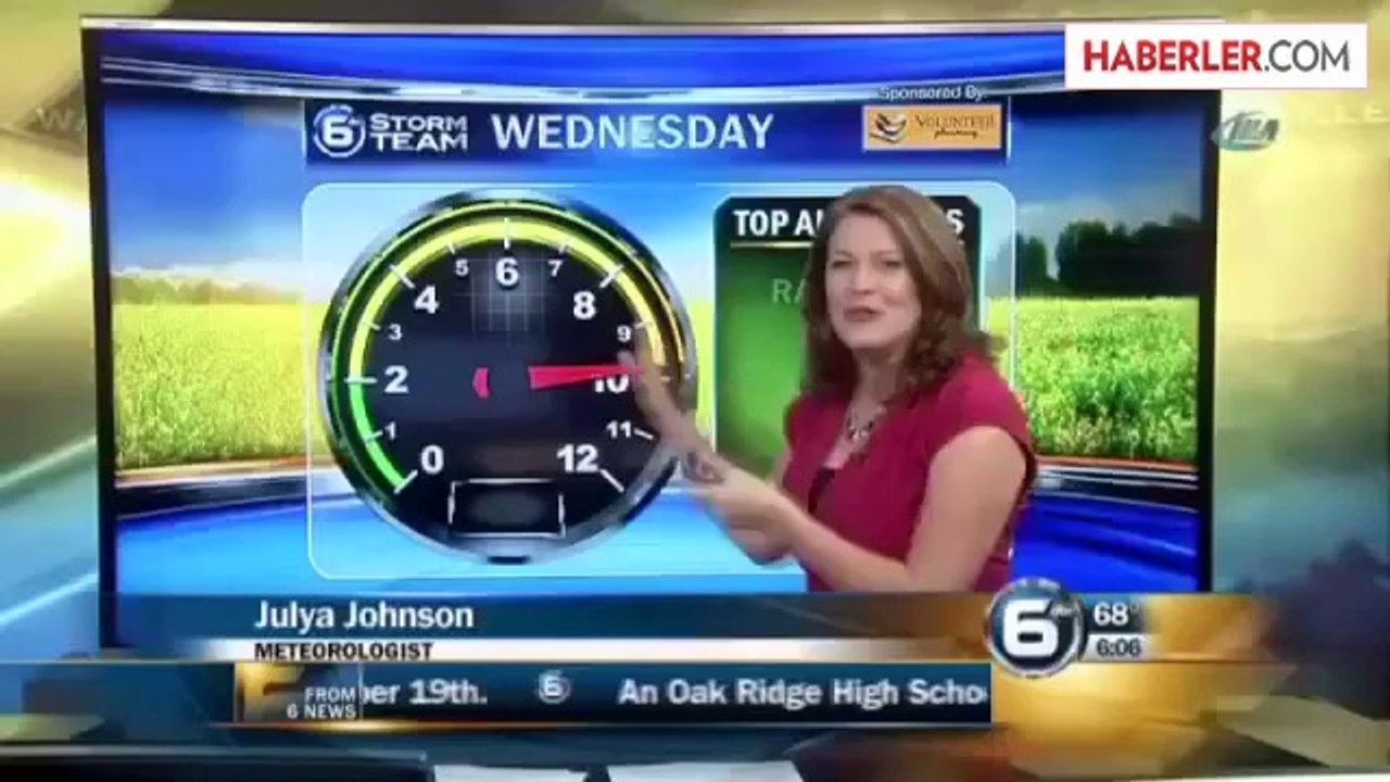 ABD'de Sabah Programını Canlı Yayın Sırasında Yarasa Bastı