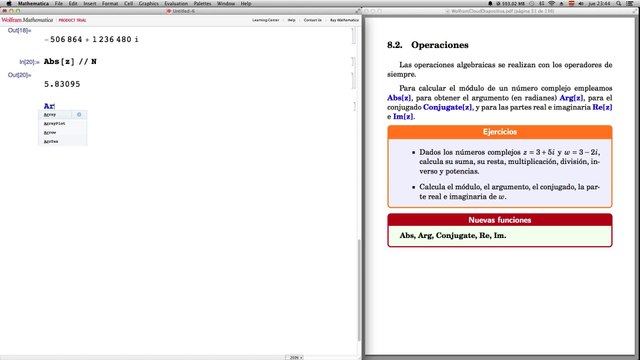 08 Mathematica. Números complejos