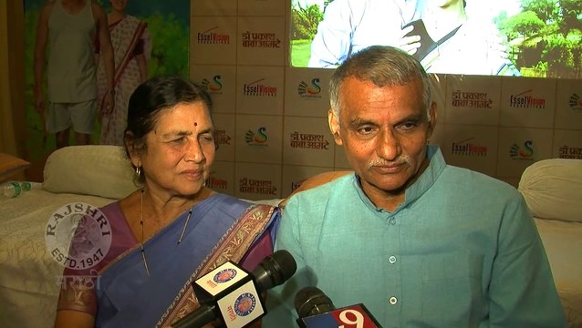 Dr. Prakash Baba Amte & Wife Manda - Exclusive Interview - Marathi Movie Dr. Prakash Baba Amte