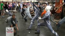 Cinecittà World domination ad Ottaviano, il flash mob dei cosplay