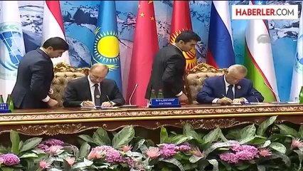 ŞİÖ zirvesinde liderler bildiri imzaladı -