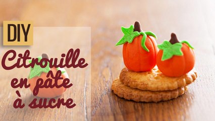 Faire une citrouille en pâte à sucre - DIY cake design
