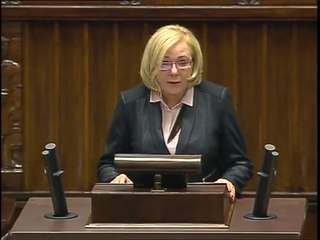 Poseł Aldona Młyńczak - Wystąpienie z dnia 11 wrze�nia 2014 roku.