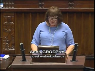 Poseł Anna Grodzka - Wystąpienie z dnia 11 wrze�nia 2014 roku.