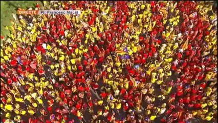 TV3 - Programa especial de la Diada - Interpretació de "El cant de la senyera"