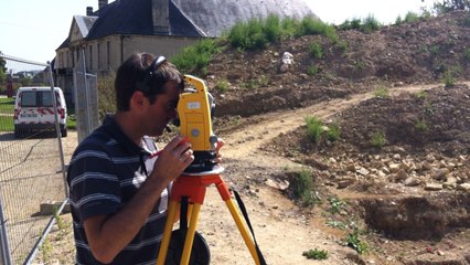 Un drone au château de Caen
