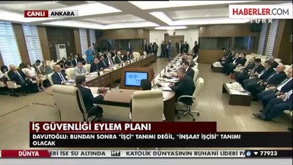 Davutoğlu: Bir İşletmede Ölüm Vakası Yaşanmıyorsa Ödül Verilecek