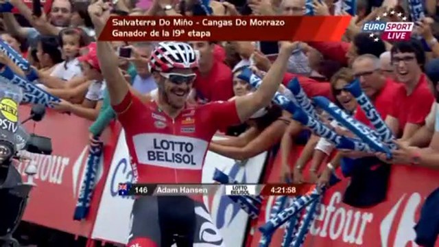 Cycling La Vuelta 2014 Stage 19 - Last 3 Km