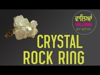 Make Your Own Accessories || Crystal Ring || Nitya Arora || DIY