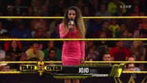 NXT Takeover: Fatal 4-Way - JoJo announcing the NXT General Manager, William Regal