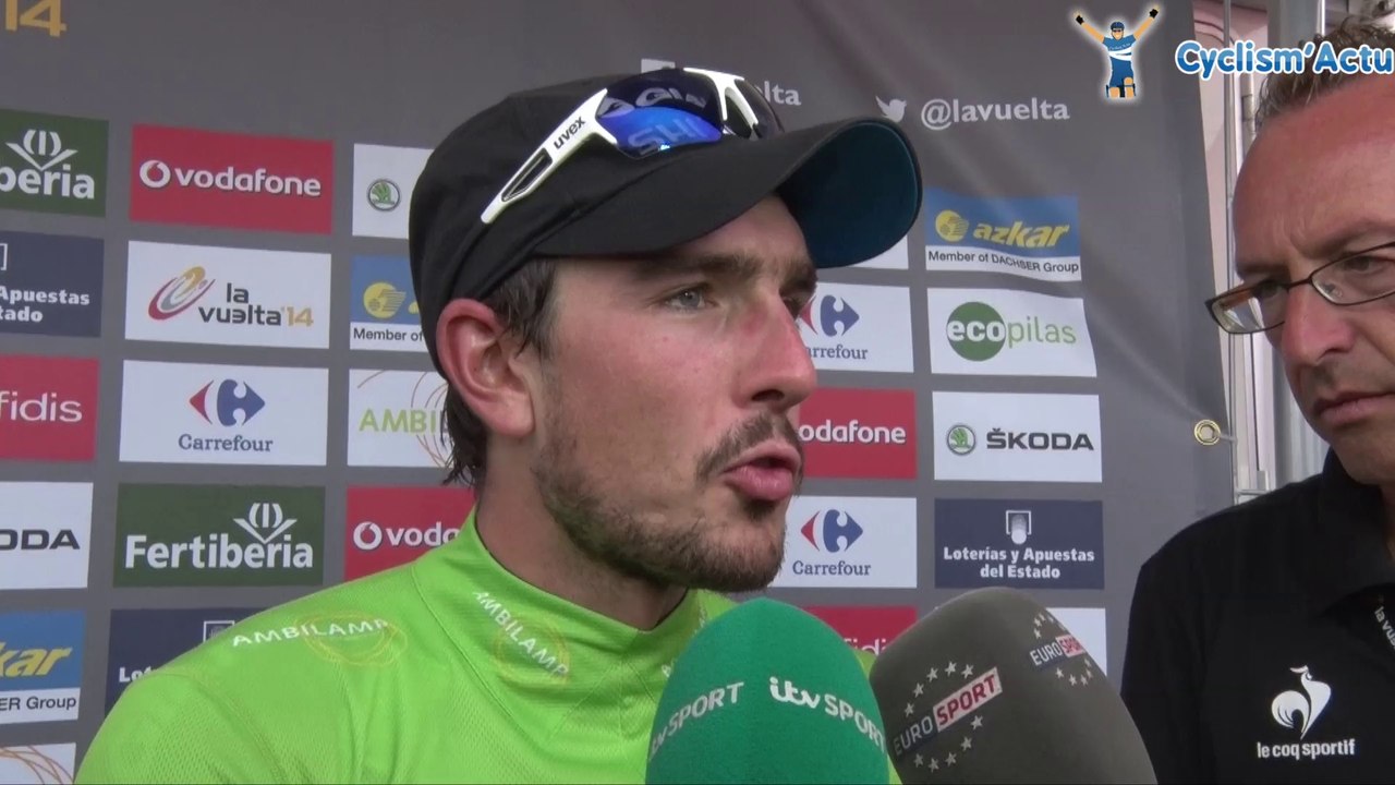 La Vuelta 2014 - Etape 19 - John Degenkolb à l'arrivée