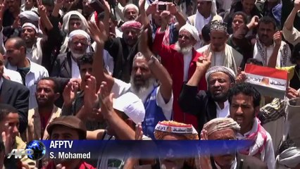 Yémen: des milliers de manifestants pro-président à Sanaa