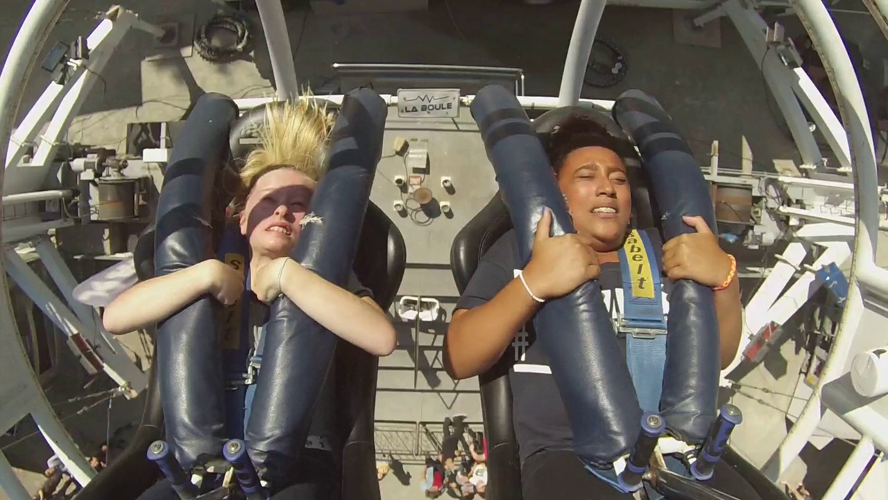 Anaëlle à la fête foraine