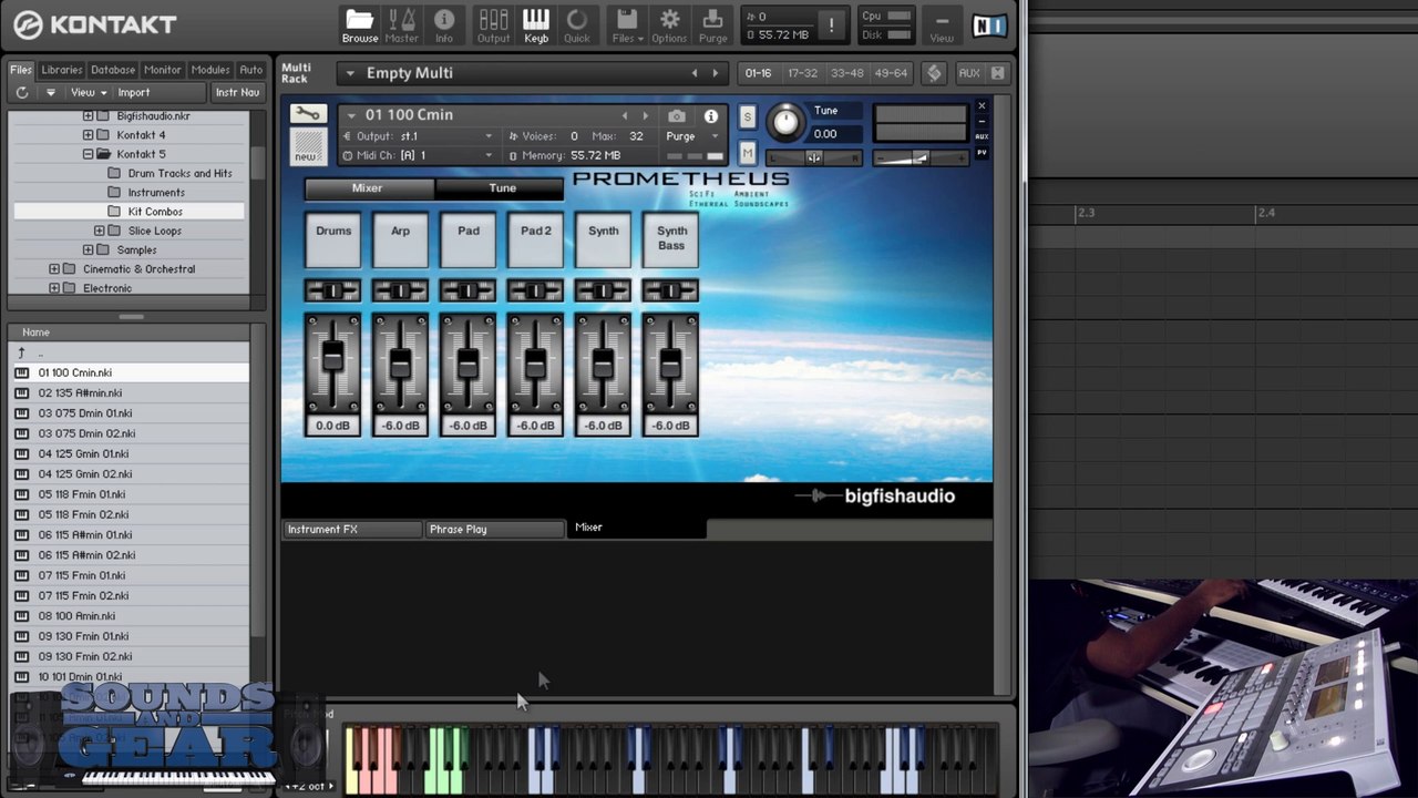 Big Fish Audio Prometheus sample library review - SoundsAndGear.com