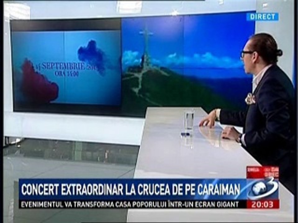 NICOLAE VOICULET despre concertul-eveniment de la CRUCEA CARAIMAN de ziua Crucii - "La ordinea zilei"