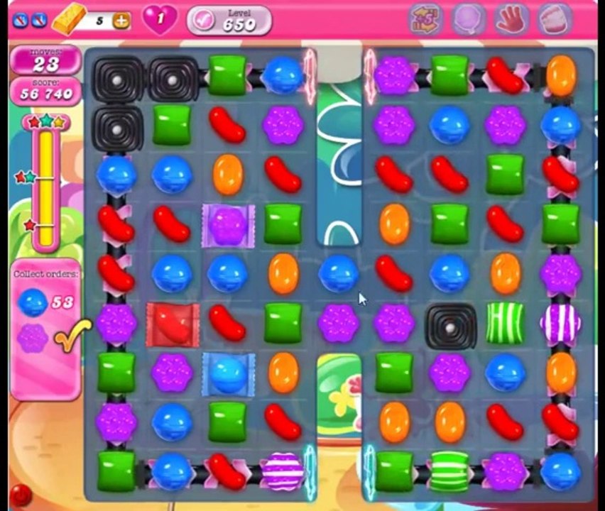 Candy Crush Saga Level 650