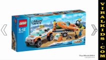 LEGO City -  Jeep 4x4 _ Diving Boat 60012 - Toys Review