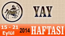 YAY Burcu, HAFTALIK Astroloji Yorumu, 15-21 EYLÜL 2014, Astrolog DEMET BALTACI Bilinç Okulu