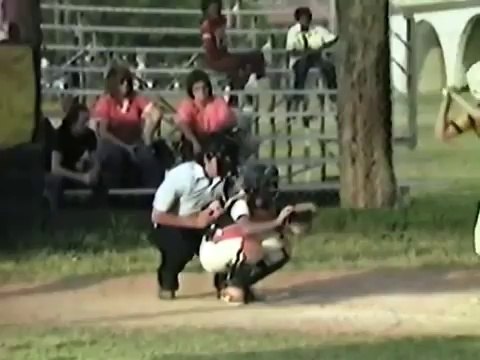 RENNIE COWAN as team catcher for the METS, Minor League All-Boys Little League Baseball (1983).