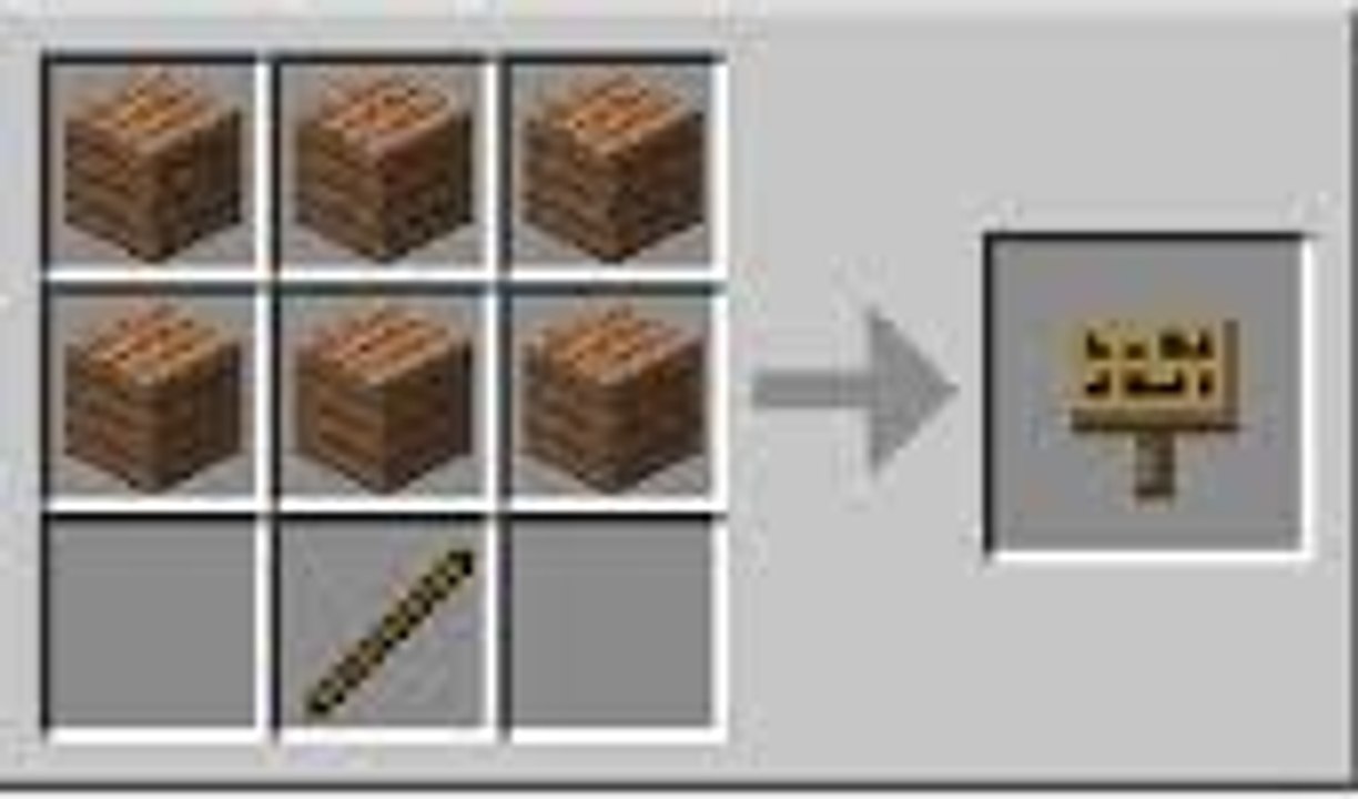 Minecraft Tabela Yapımı