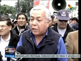 Peruanos rechazan privatización de empresa estatal de agua potable