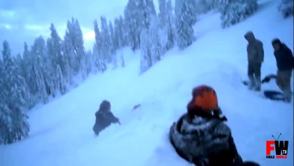 Bike Snow jump Fail - Fails World