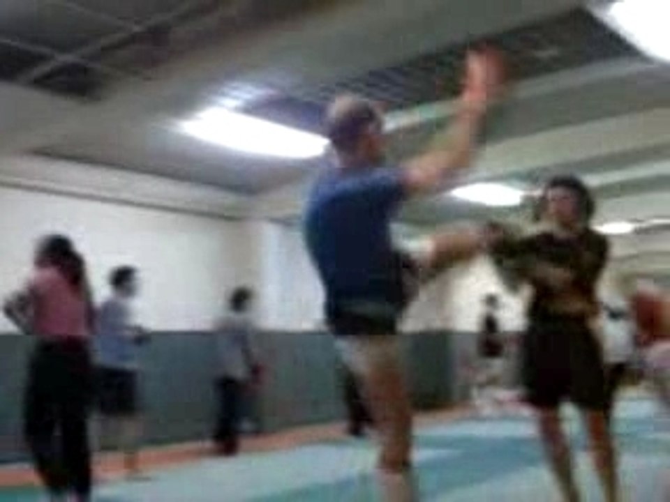 Entrainement de Kick Boxing débutant