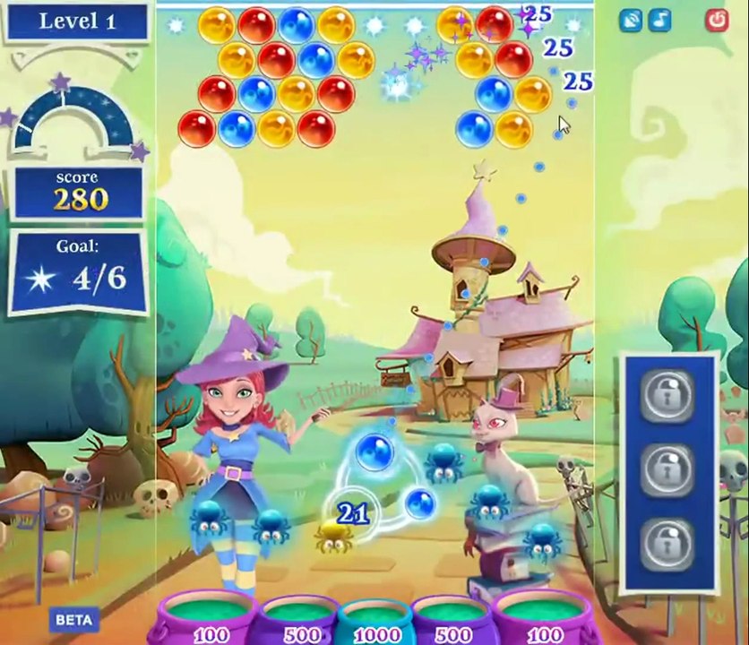 Bubble Witch Saga 2 Level 1
