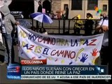 Colombianos abogan por una reconciliación nacional