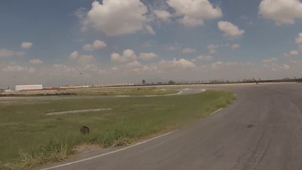 Caída del Rabioso Zamudio en el autódromo de Monterrey