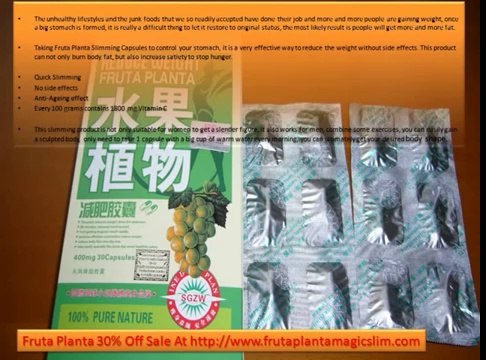 Authentic Fruta Planta Diet Capsules For Happy Slimming