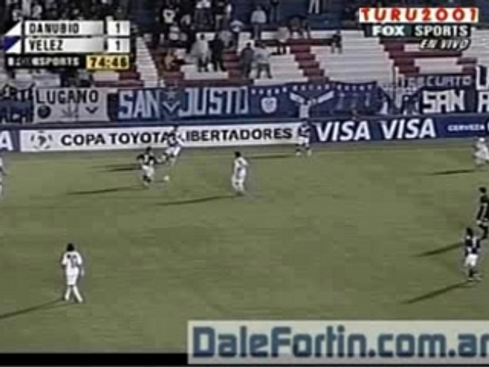 Goles | Danubio 1 - 2 Vélez Sarsfield
