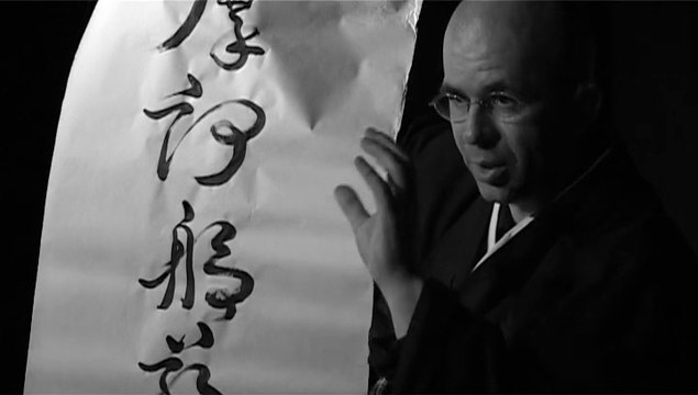 Conférence Zen et calligraphie par le maître Zen et calligraphe Ryurin Desmur, Kosen Sangha, lignée Deshimaru - Zen Paris